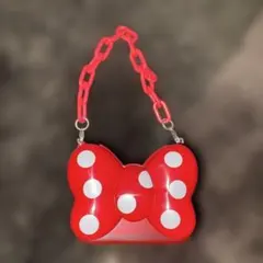 Disney ミニー リボン スナックケース　ミニサイズポップコーンバケット