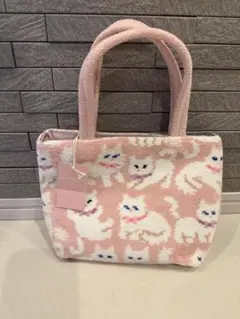 新品 FEILER フェイラー トートバッグ 猫柄 ピンク - メルカリ