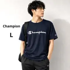 ⚫︎ チャンピオン Tシャツ L メンズ 古着 ブランド トレーニングウェアのサムネイル