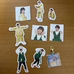 藤原丈一郎 フレークシール サンリオ メタルチャーム