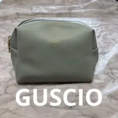 GUSCIO GOLD ITALY　グッシオゴールド　ポーチ　モスグリーン