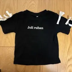 coca 半袖Tシャツ ブラック リボンのサムネイル