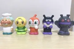 アンパンマンキャラクター　指人形5点まとめ売り