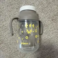 Pigeon ストローボトル クルット 330ml ストローマグ グレー