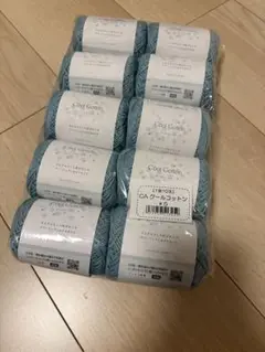 キャンドゥ　Cool Cotton 水色 コットン糸 10個セット