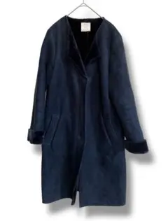 SENSE OF PLACE ダークブルーロングコートA10