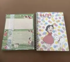アルプスの少女ハイジ　HEIDI　レターセット　ノート　平成レトロ　レア