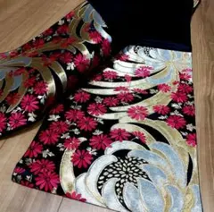 華麗な刺繍柄&極美品【袋帯 佐賀錦 成人式 帯 結婚式 訪問着 着物 七五三】