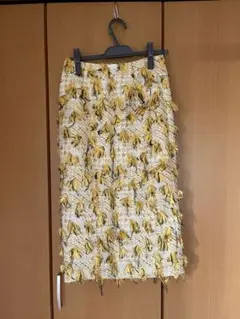 URBAN RESEARCH ROSSO フリンジ タイトスカート