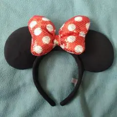 ディズニーリゾート ミニー カチューシャ スパンコール