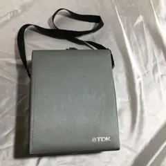 TDK 非売品　オーディオカセット10巻　カセットプレイヤー収納　お出かけバッグのサムネイル