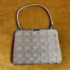 佐賀錦　総柄和装フォーマル用バッグ