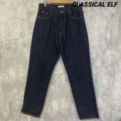 CLASSICAL ELF サイドスリットハイウエストデニムパンツ Lサイズ