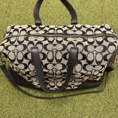 COACH ショルダーバッグ　キャンバス　コーチ　シグネチャー　2wayバッグのサムネイル