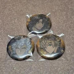 ツイステ 5周年 ブレイジングジュエル 缶バッジ レオナ ジャック ラギー