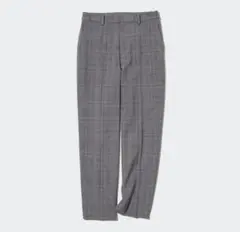 スマートアンクルパンツ　グレンチェック・2WAYストレッチ・テーパード