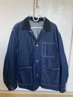 GU デニムカバーオール インディゴ M