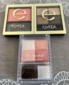 エクセルチークRC04、アイシャドウS R01他