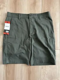 新品 RVCA ルーカ ショートパンツ カーキ 32インチのサムネイル