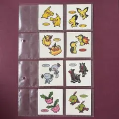 2匹ポケモンパンシール　８枚セット