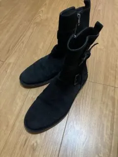 ANN DEMEULEMEESTER 黒スエードブーツのサムネイル