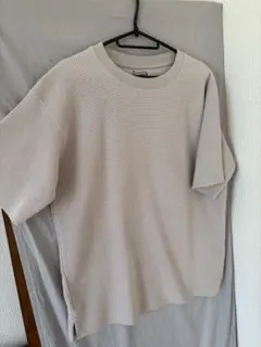 GLOBALWORK　ヘビーウェイトニットワッフル　Ｌサイズ　半袖