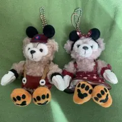 Disney ディズニー ダッフィー シェリーメイ ぬいぐるみストラップ