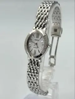 セイコー エクセリーヌ V117-0AV0 腕時計 ソーラー オーバル 922