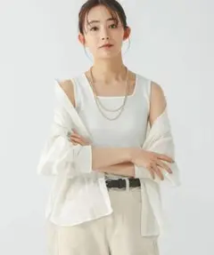 グローバルワーク Beauteeスクエアタンク　タンクトップ　M