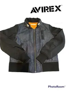 超希少‼️avirex アヴィレックス　デニム　ma-1 リメイク古着　美品 2025年最新】デニム AVIREXの人気アイテム - メルカリ