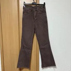 Wrangler ブラウン ブーツカットデニム