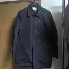 LE JUN ネイビー ステンカラーコート