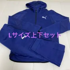 プーマ　メンズ　ジャージ　セットアップ　青色