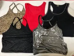 キャミソール＆ノースリーブ5点セット