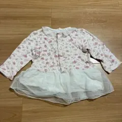 【biquette club】花柄コットンワンピース（チュールスカート）