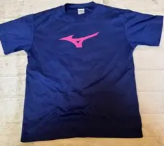 Mizuno Tシャツ ネイビー 卓球用 Sサイズ 男女兼用