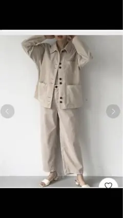 コーデュロイ ブルゾン