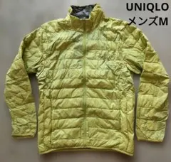 【UNIQLO 】メンズМ ライトグリーン ダウンジャケット