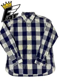 FAT エフエーティー 長袖シャツ ブロックチェック
