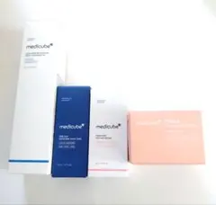 未開封　メディキューブ　スキンケア4点　クレンジング　セラム　クリーム