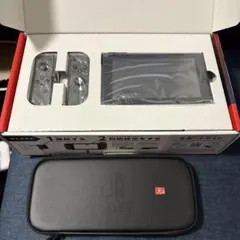 Nintendo Switch グレー 本体 SD+ケース付き！
