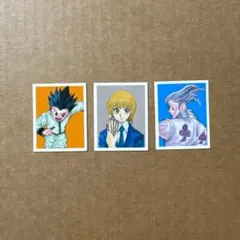 2018 ジャンプフェア特典 シール ハンターハンター クラピカ ヒソカ ゴン