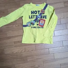 セールミキハウス 120 イエロー 長袖Tシャツ