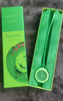 新品・希少】オーデマピゲ×スウォッチ RoyalPop GreenEight - メルカリ