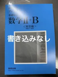チャート式　基礎からの数学IIB 解答編のみ