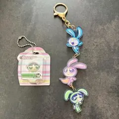 パワーパフガールズ アクリルキーホルダー バターカップ　2種セット