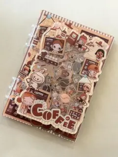 シャカシャカノート　アクリルノート　シール帳　カード入れ　大きめサイズ