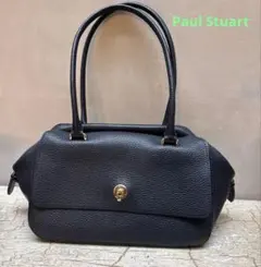 お値引き中Paul Stuart ショルダーバッグ レザー ネイビーのサムネイル