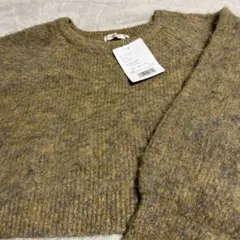 ショート丈ニット　イエロー　新品未使用