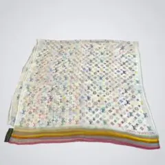 【美品】LOUIS VUITTON マルチカラー シルク　ストール　スカーフ